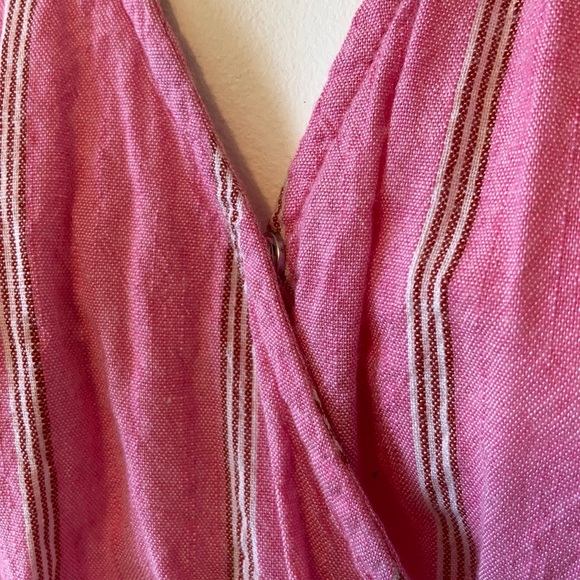 Old Navy Blouse pink with stripes - Picture 5 of 12